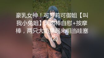 豪乳女神！可萝莉可御姐【叫我小兔姐】大肉棒自慰+按摩棒，两只大奶晃起来相当哇塞   (2)